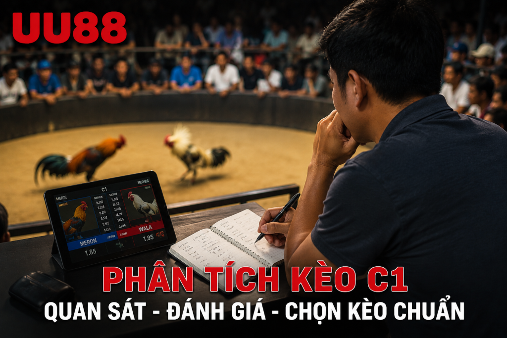 Người xem theo dõi trận Đá Gà C1 và phân tích thông tin trước khi đưa ra lựa chọn