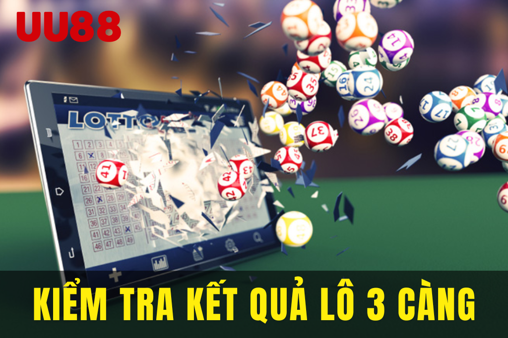 Người chơi kiểm tra kết quả Lô 3 Càng sau khi kỳ quay thưởng kết thúc.