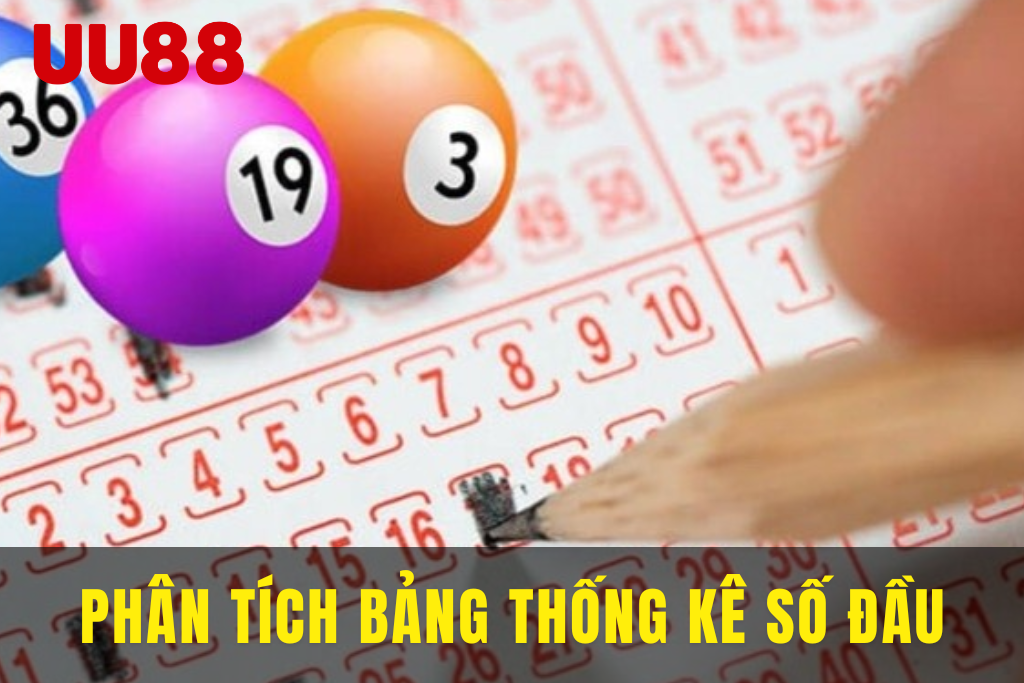 Người chơi phân tích bảng thống kê trước khi lựa chọn đầu số phù hợp.